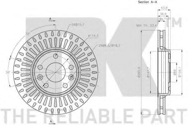 Disc frana 2