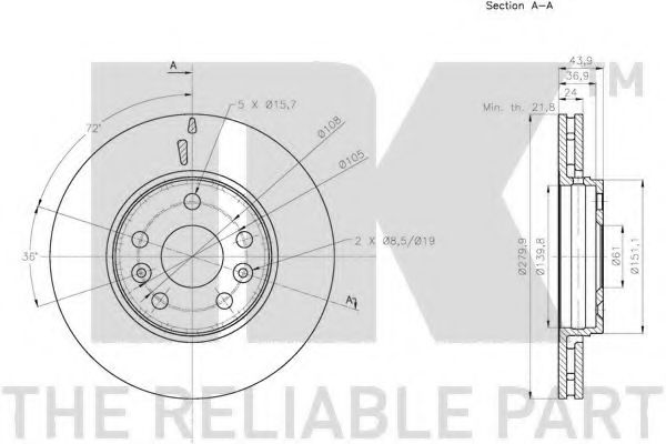 Disc frana 3