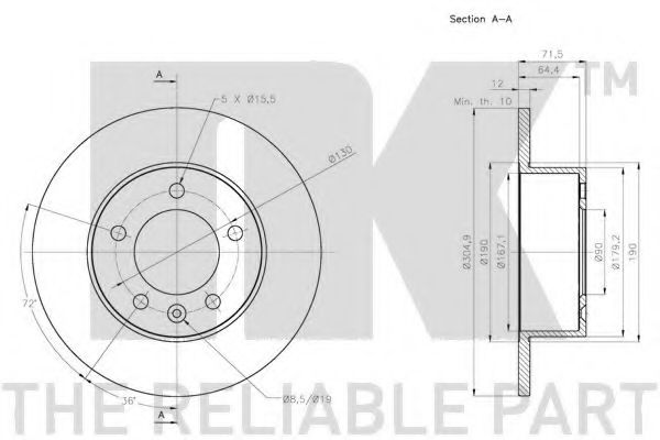 Disc frana 3
