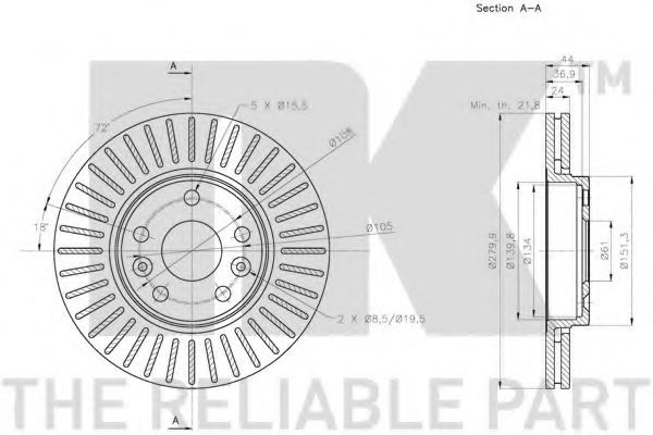 Disc frana 3