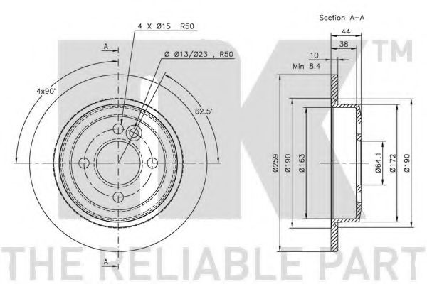 Disc frana 3