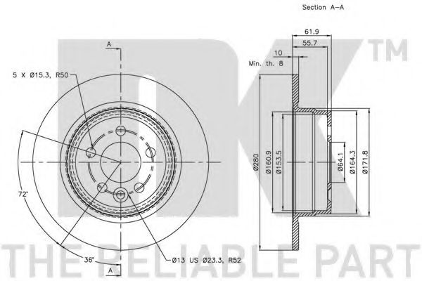 Disc frana 3