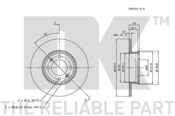 Disc frana 2