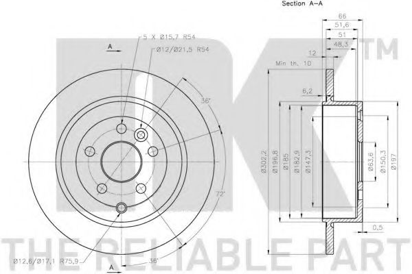 Disc frana 3
