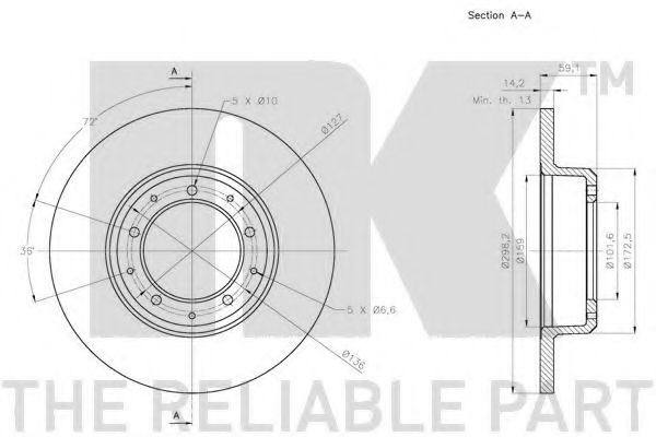 Disc frana 3