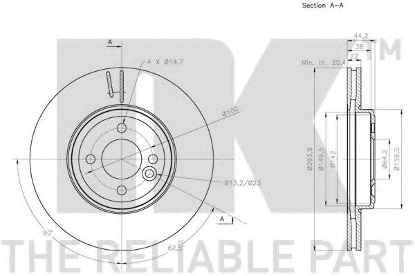 Disc frana 3
