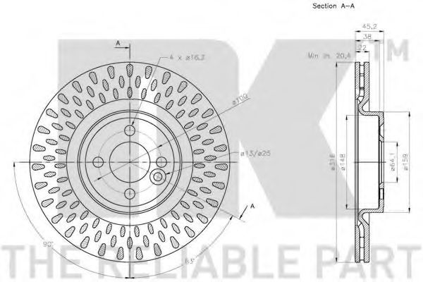 Disc frana 3