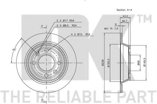 Disc frana 3