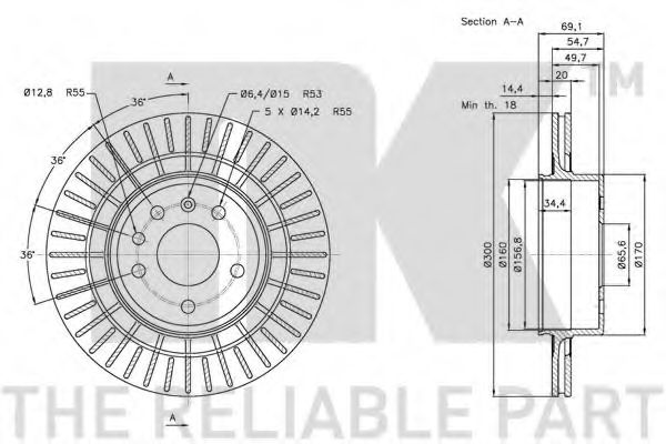 Disc frana 3