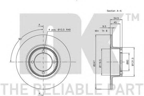 Disc frana 2