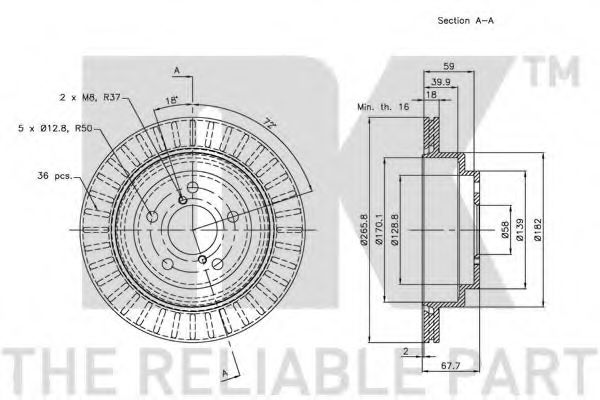 Disc frana 3