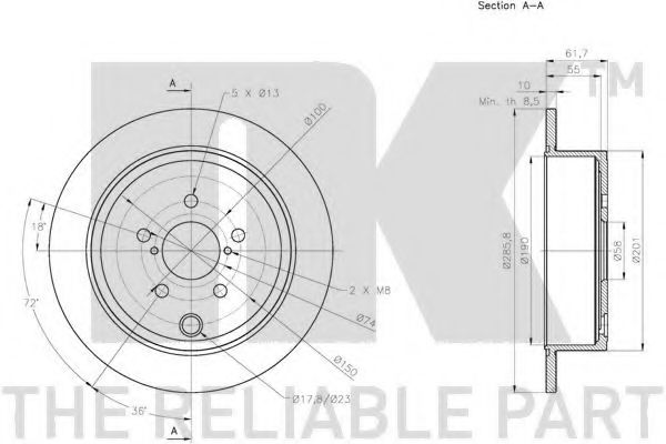 Disc frana 3