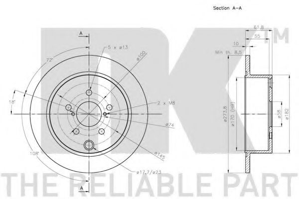 Disc frana 3