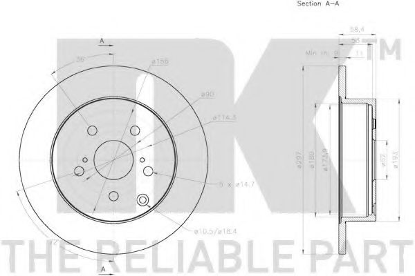 Disc frana 3