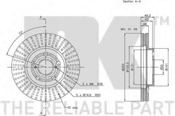 Disc frana 3
