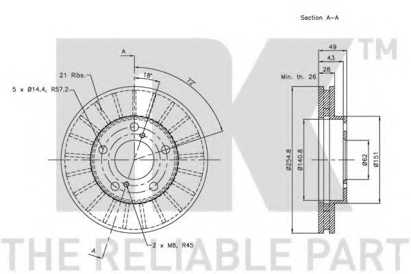 Disc frana 3