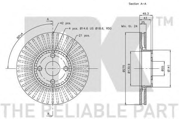 Disc frana 3