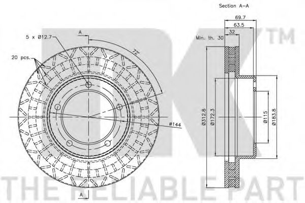 Disc frana 3