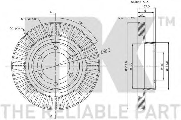 Disc frana 3