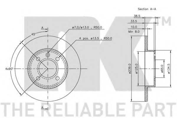 Disc frana 3
