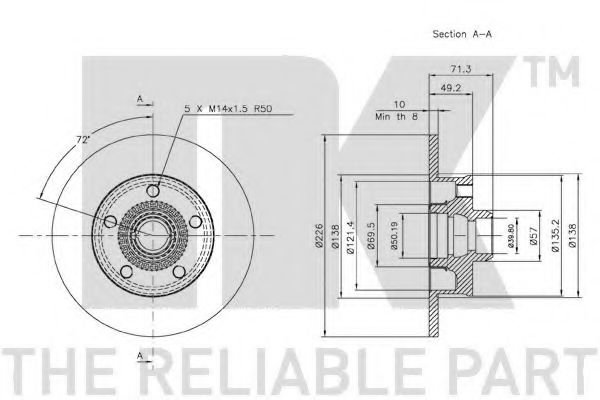 Disc frana 3