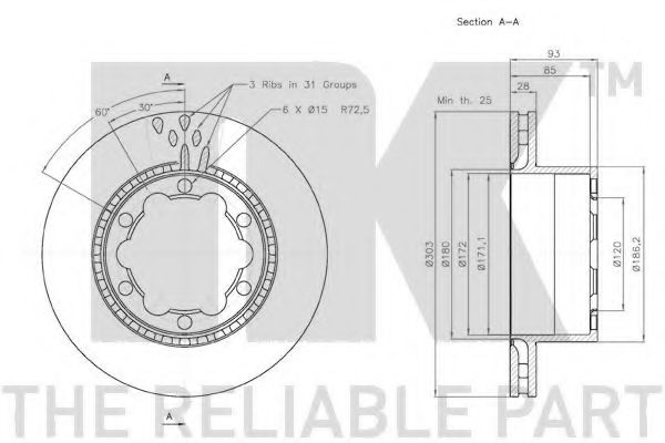 Disc frana 3