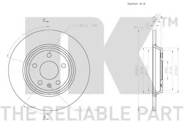 Disc frana 3