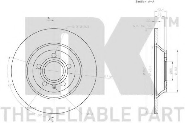 Disc frana 3