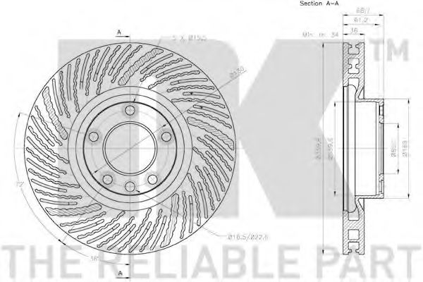 Disc frana 3
