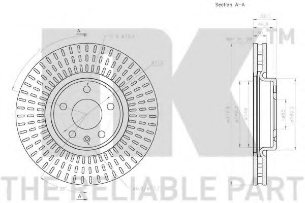 Disc frana 3