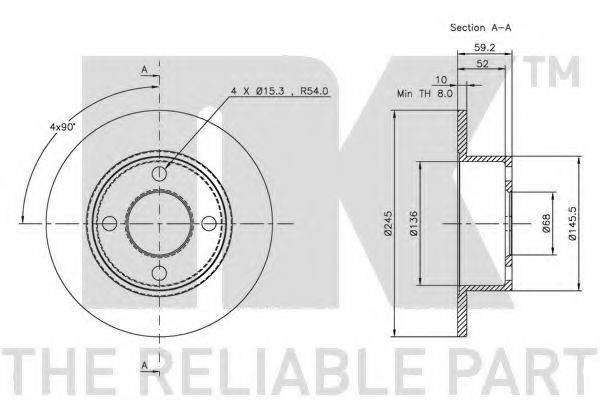 Disc frana 3