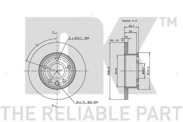 Disc frana 3