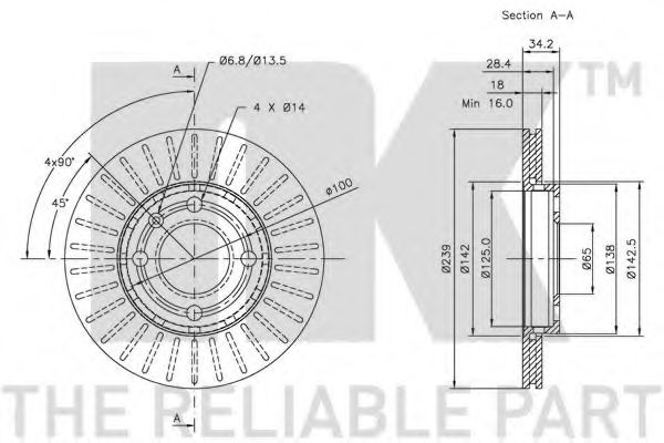 Disc frana 3