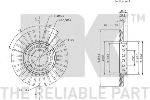 Disc frana 3