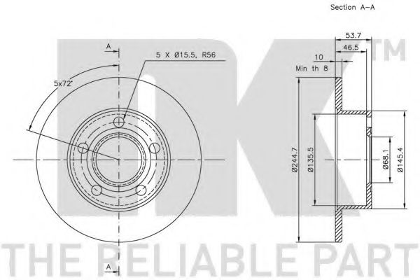 Disc frana 3