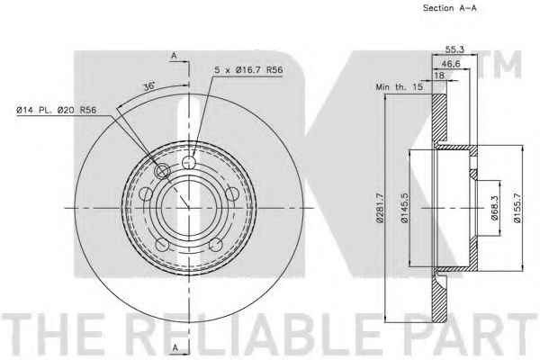 Disc frana 3