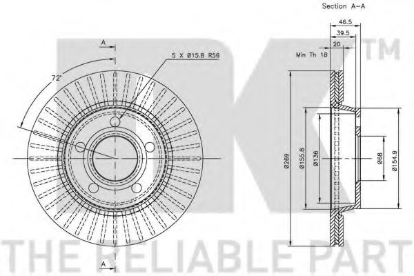 Disc frana 3