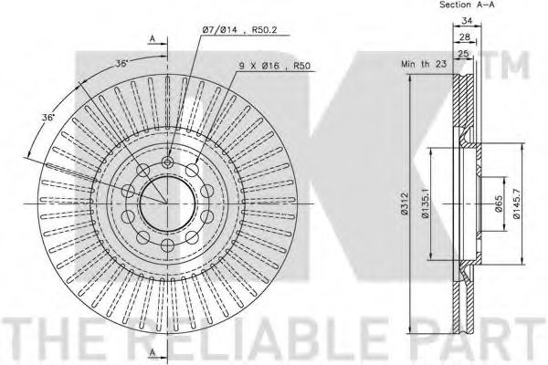 Disc frana 3