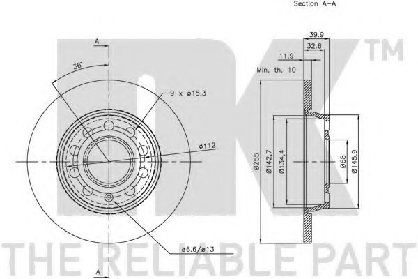 Disc frana 3