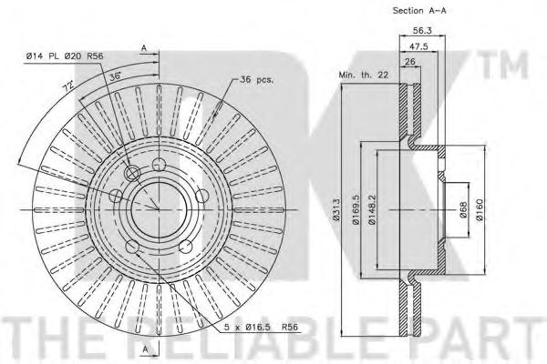 Disc frana 3