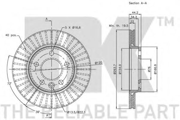 Disc frana 3