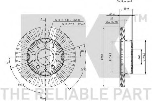 Disc frana 3