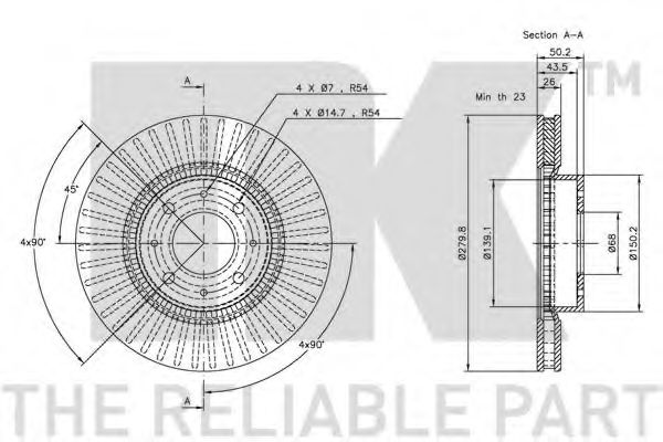 Disc frana 3