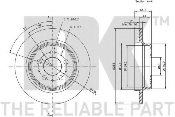 Disc frana 3