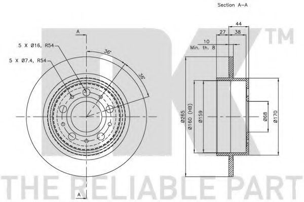 Disc frana 2