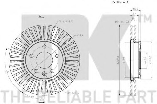 Disc frana 3
