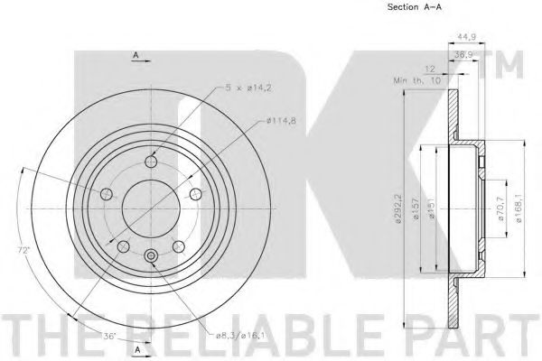 Disc frana 3