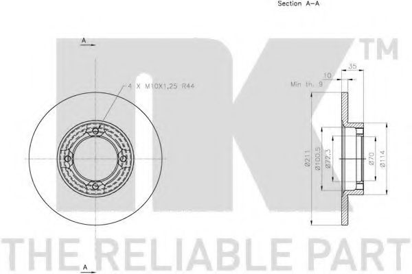 Disc frana 2