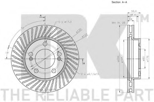 Disc frana 3