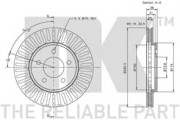 Disc frana 3